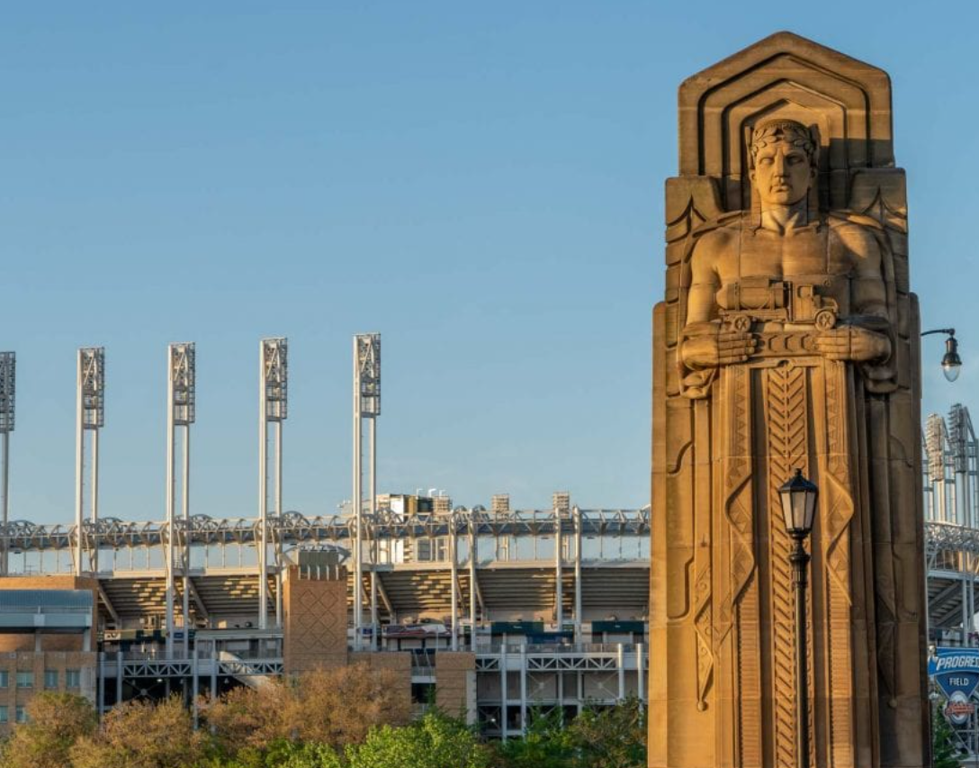 The renaming of the Cleveland Indians to the Guardians resonates artistically and culturally with Hope Memorial Bridge 3